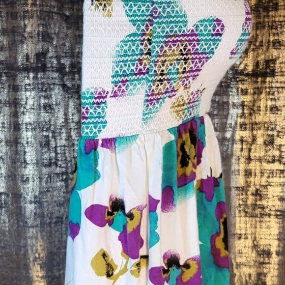 Duo Maternity Floral Convertible Top Size Large - Picture 5 of 9